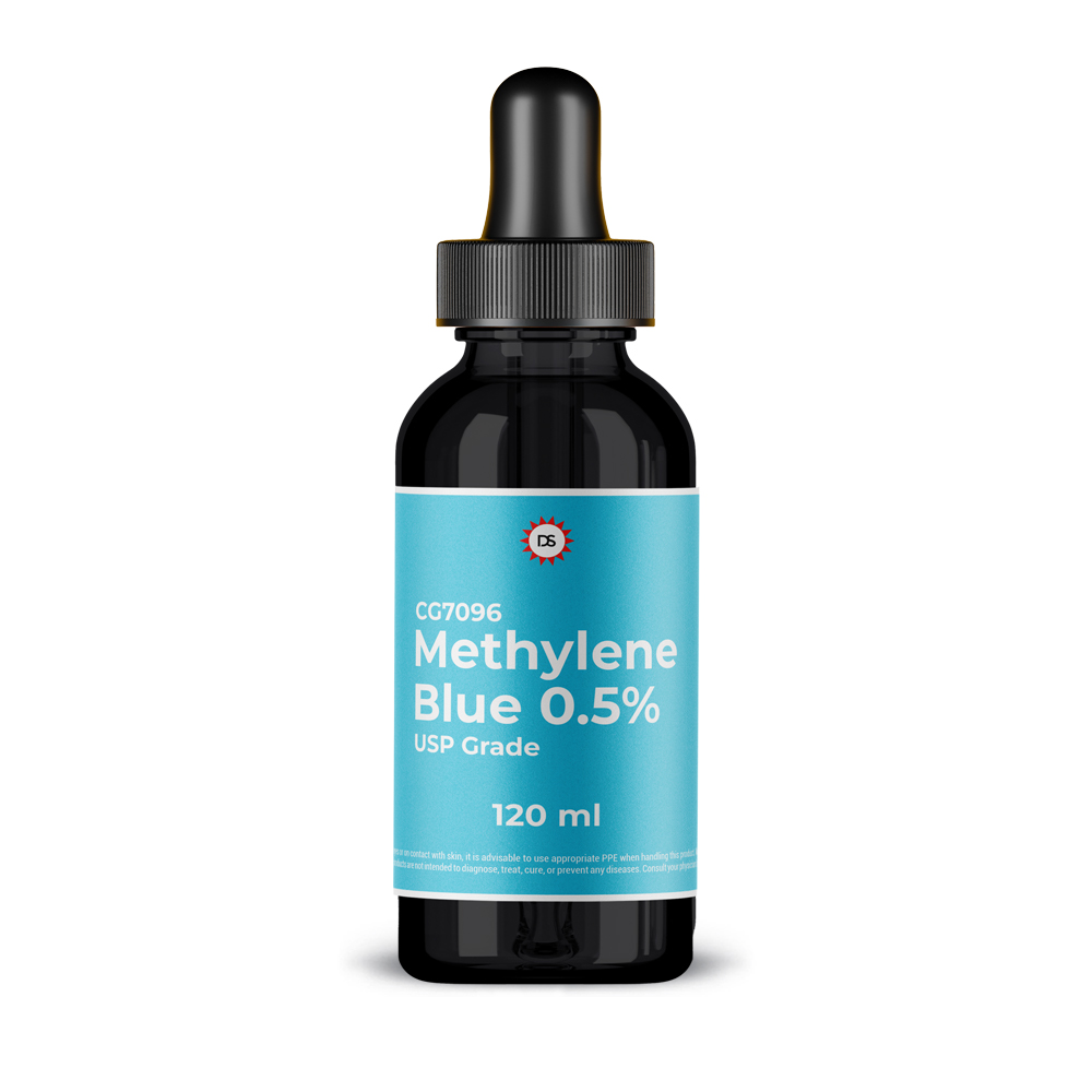 Methylene Blue 0.5% USP grade / Pharmaceutical grade / Third party tested - Dawn N Shine product thumbnail