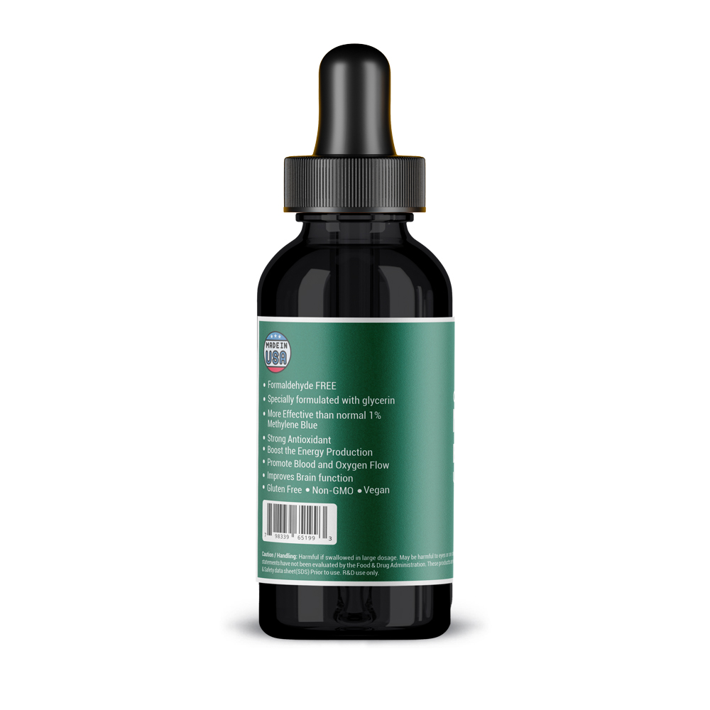 Methylene Blue 1% Plus USP grade / Pharmaceutical grade / Third party tested - Dawn N Shine product thumbnail