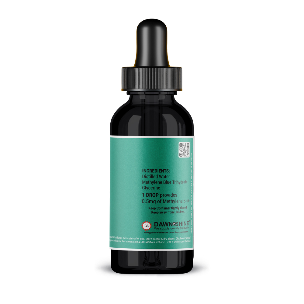 Methylene Blue 1% Plus USP grade / Pharmaceutical grade / Third party tested - Dawn N Shine product thumbnail